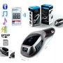Imagen de TRANSMISOR RECEPTOR FM/MP3/SD MICRO/USB/BLUETOOTH PARA AUTO